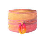 Shell Bracelet On Silk Cord 1
