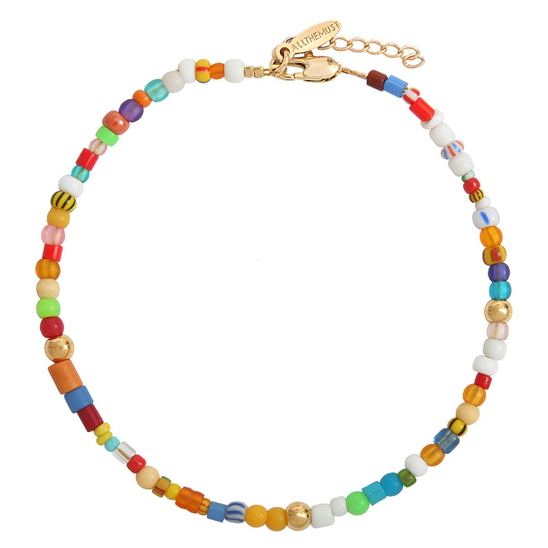 Bracelet De Cheville Beach Beads Simple