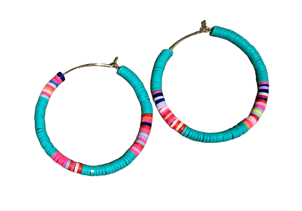 Boucles d'oreilles pâte de polymère 1