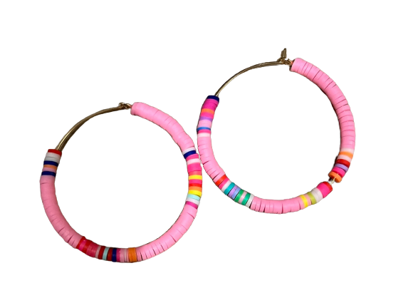 Boucles d'oreilles Pâte de polymère2