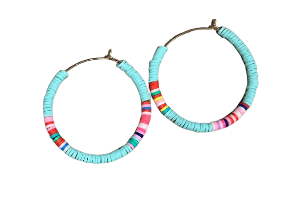 Boucles d'oreilles pâte de polymère 4