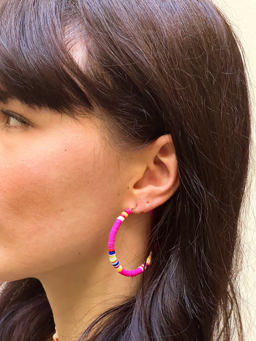 Boucles d'oreilles pâte de polymère 6