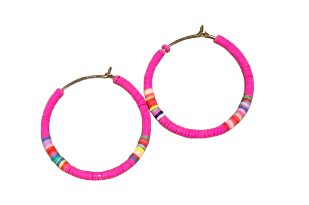 Boucles d'oreilles pâte de polymère 6