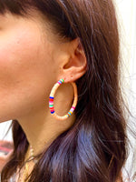 Boucles d'oreilles pâte de polymère 7