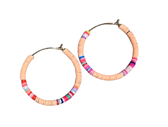 Boucles d'oreilles pâte de polymère 7