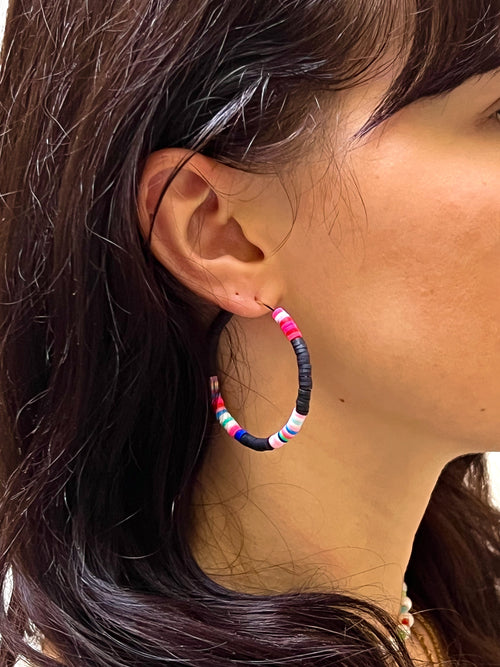 Boucles d'oreilles pâte de polymère 8