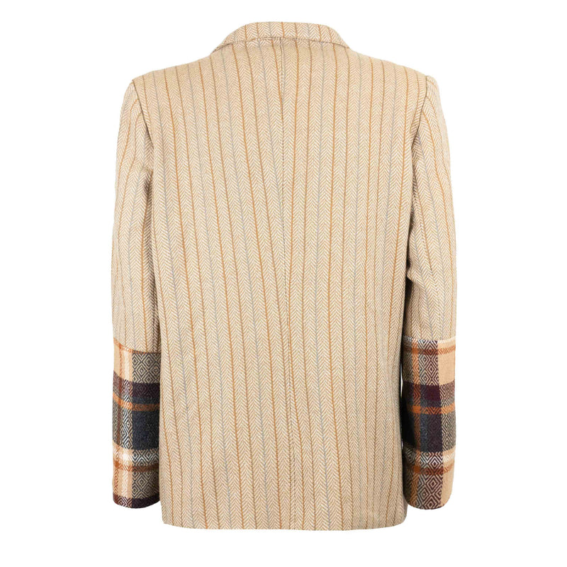 Blazer a carreaux marron 2025