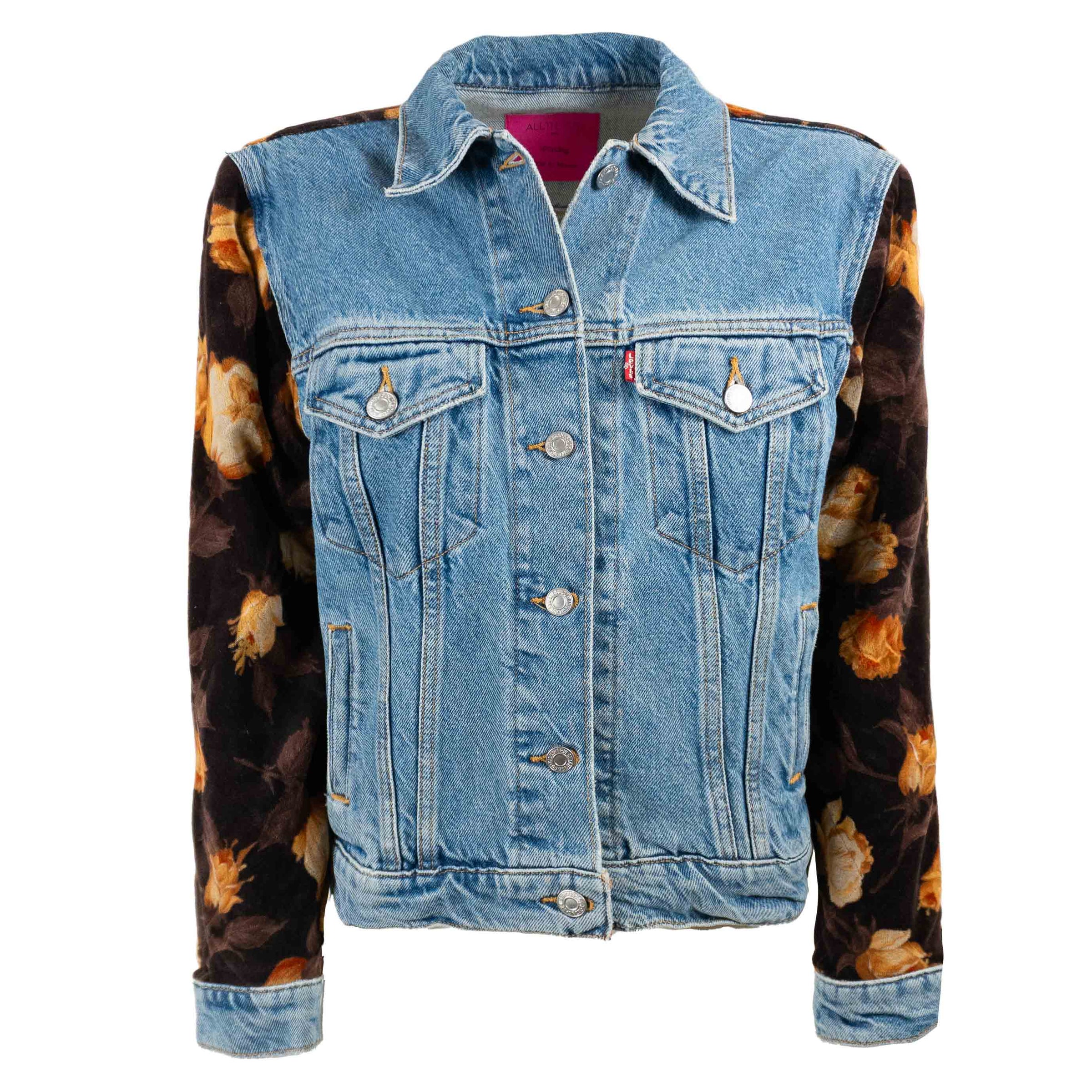 Veste en jean manche courte best sale
