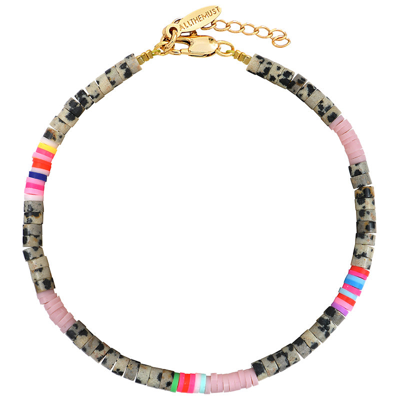 Heishi Natural Stone Anklet 5
