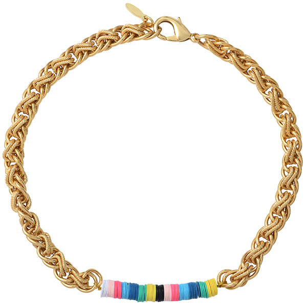 Rainbow Twisted Necklace